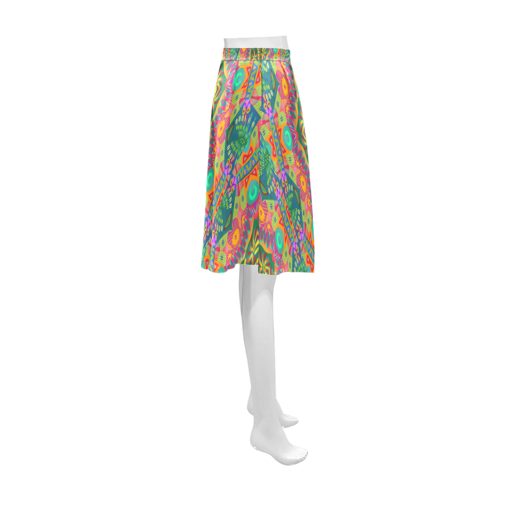 Insectal Convergance by Sarah Walkera1 Athena Women's Short Skirt (Model D15)