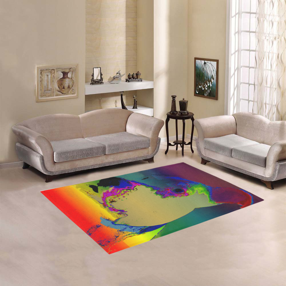 PIT BULL Area Rug 5'3''x4'