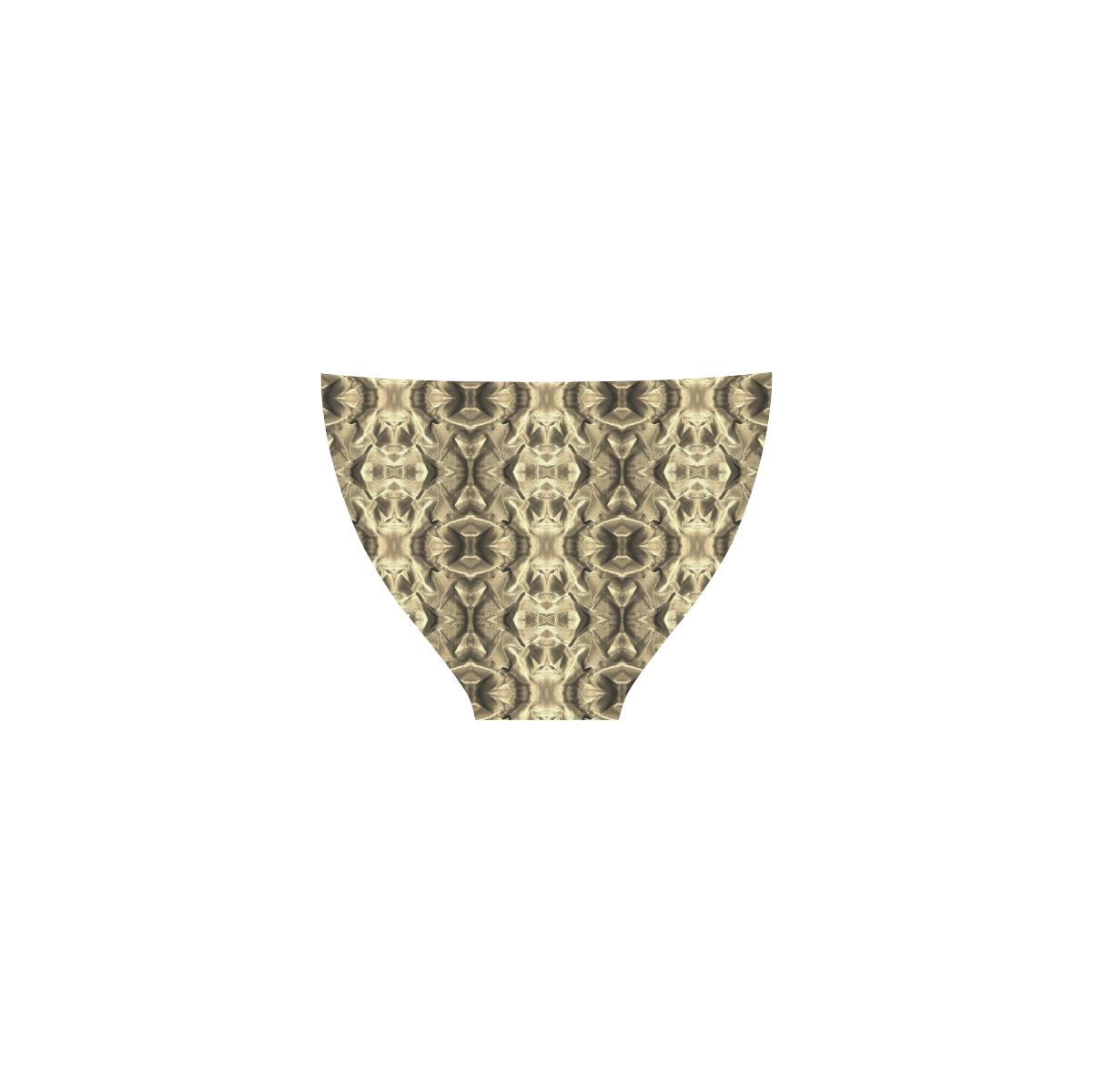 Gold Fabric Pattern Design Custom Bikini Swimsuit (Model S01)