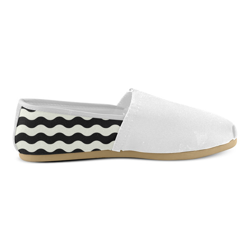 New! Designers original shoes. Black and white wave edition 2016 Unisex Casual Shoes (Model 004)
