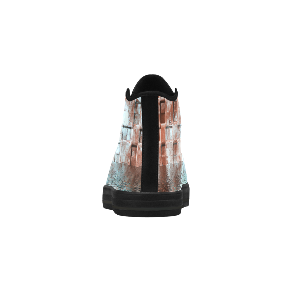 Bronze SeaGate - Jera Nour Aquila High Top Microfiber Leather Men's Shoes/Large Size (Model 032)