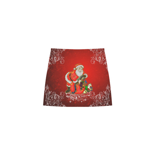 Cute toon Santa claus Eos Women's Sleeveless Dress (Model D01)