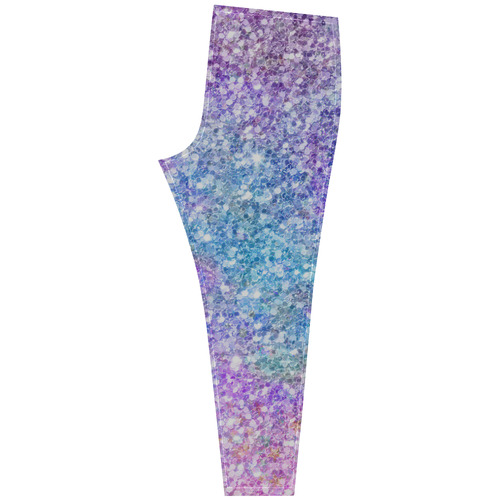 Colorful Glitter Texture Cassandra Women's Leggings (Model L01)