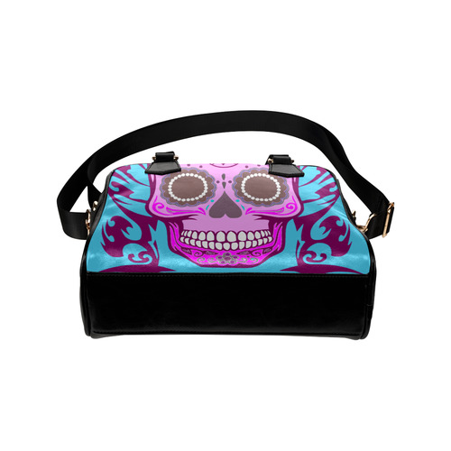 SKULL BABYBLUE Shoulder Handbag (Model 1634)