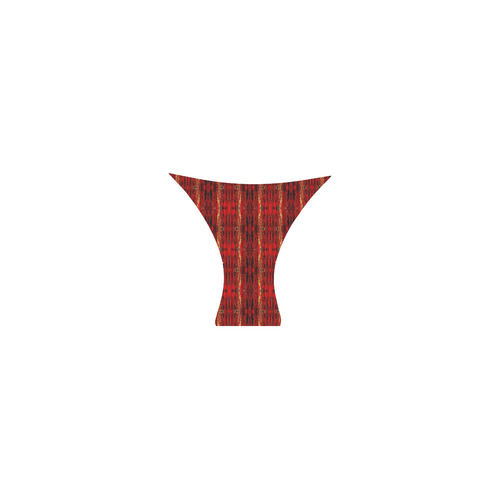 Red Gold, Old Oriental Pattern Custom Bikini Swimsuit (Model S01)