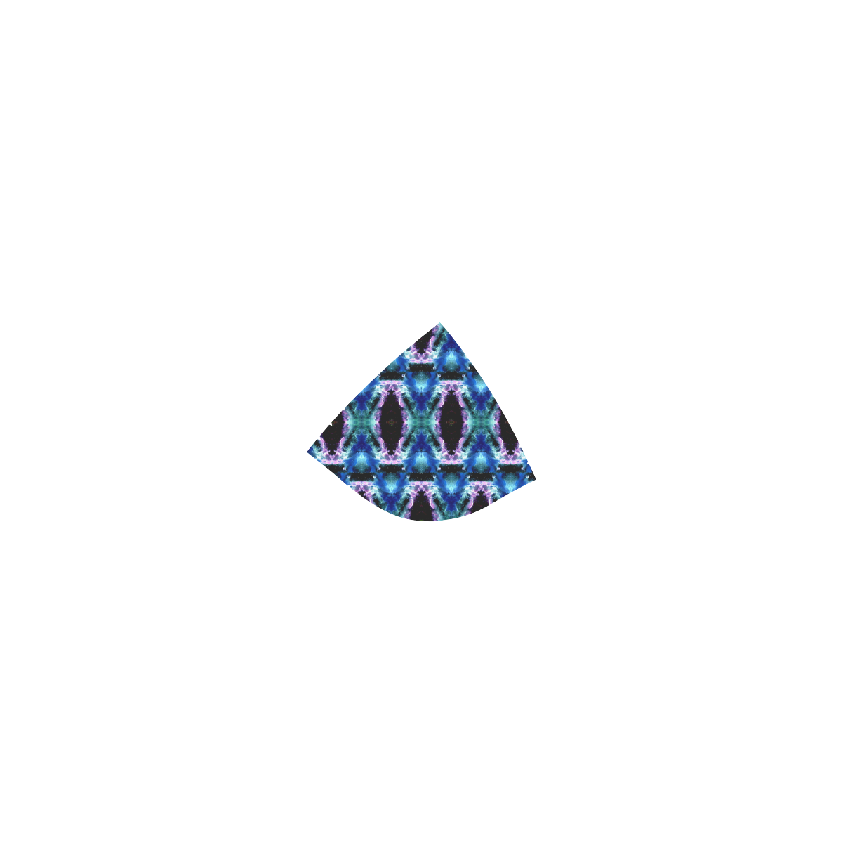 Blue, Light Blue, Metallic Diamond Pattern Custom Bikini Swimsuit (Model S01)