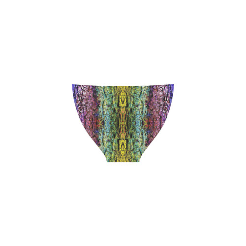 Abstract, Yellow Green, Purple, Custom Bikini Swimsuit (Model S01)