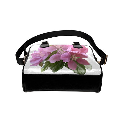 Pink Blossom Branch, watercolors Shoulder Handbag (Model 1634)