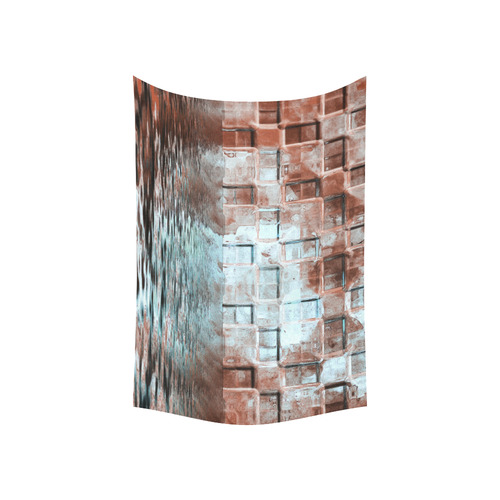 Bronze SeaGate - Jera Nour Cotton Linen Wall Tapestry 60"x 40"
