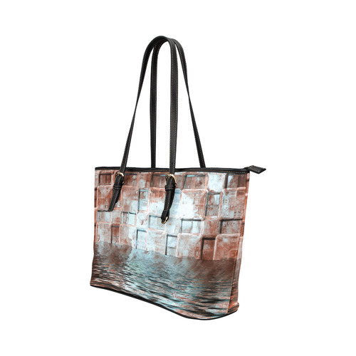 Bronze SeaGate - Jera Nour Leather Tote Bag/Small (Model 1651)