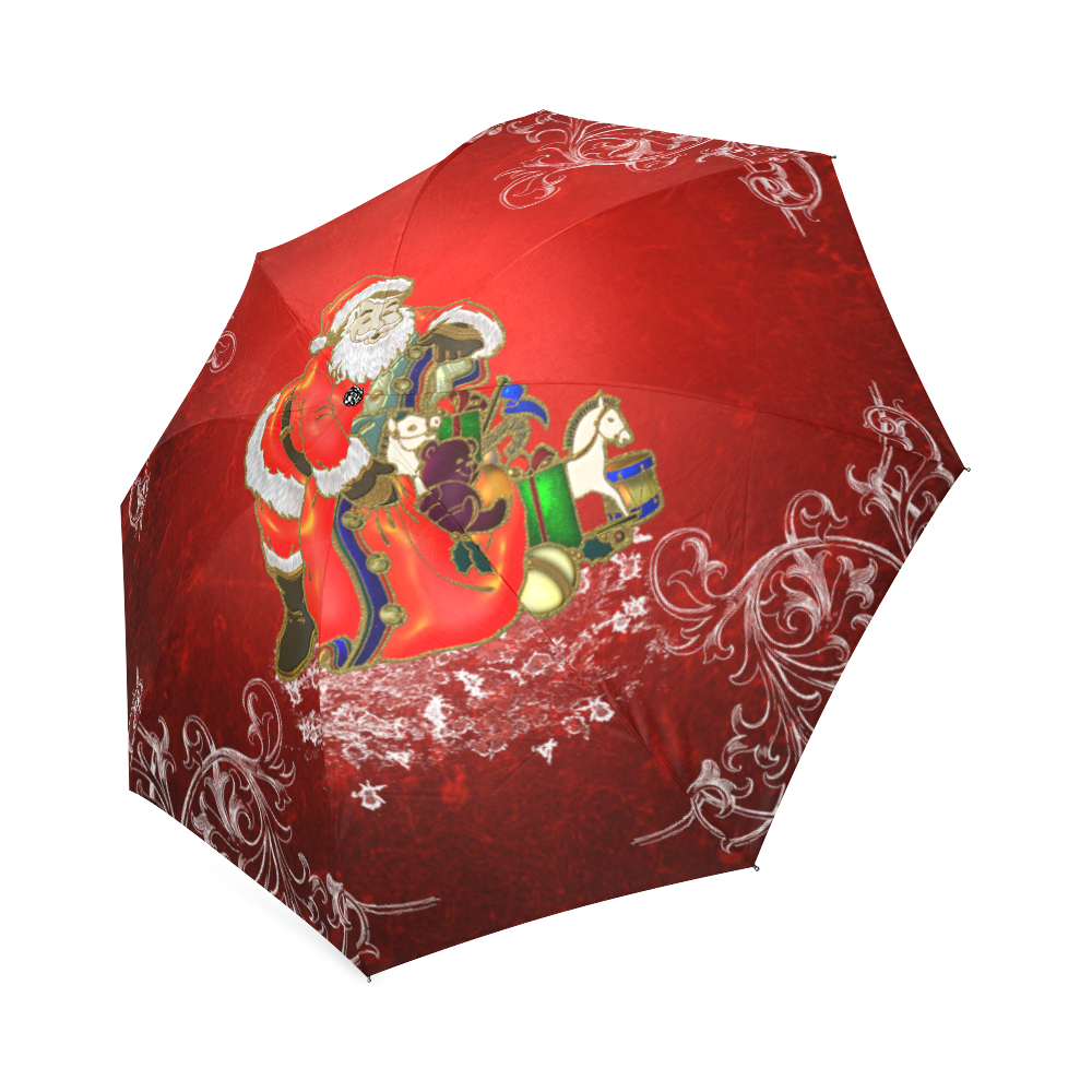 Cute toon Santa claus Foldable Umbrella (Model U01)