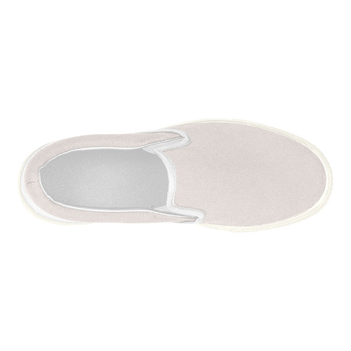 Bridal Blush Women's Slip-on Canvas Shoes (Model 019)