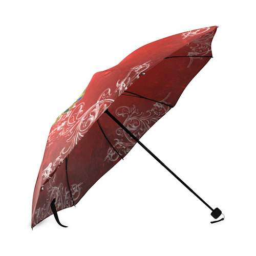 Cute toon Santa claus Foldable Umbrella (Model U01)