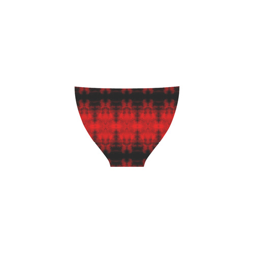 Red Black Gothic Pattern Custom Bikini Swimsuit (Model S01)
