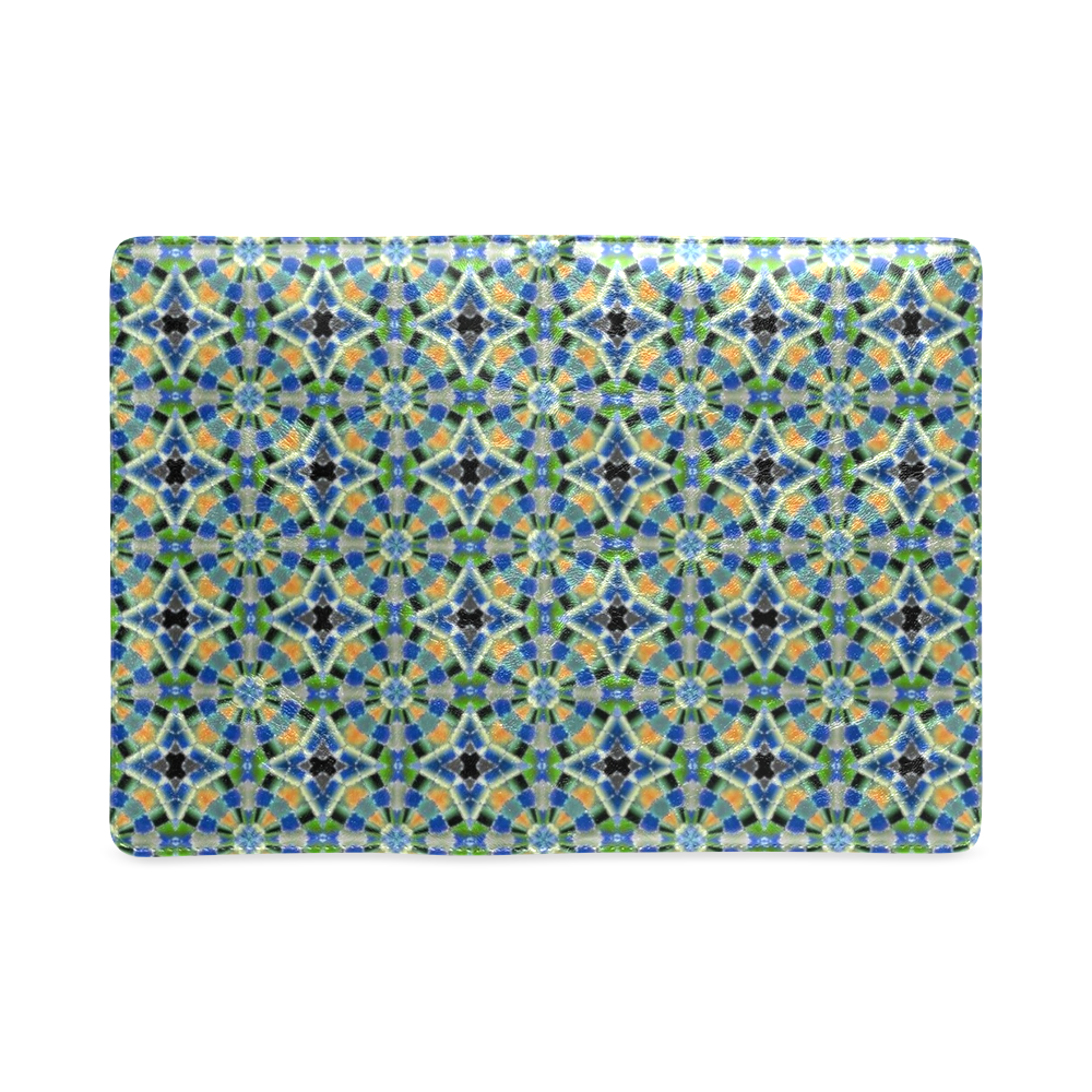 Green Blue and Gold Custom NoteBook A5