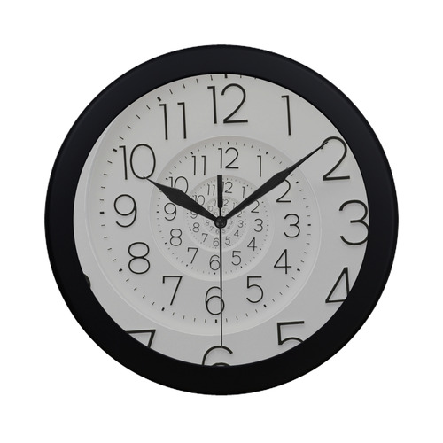Conceptual Novelty Droste Clock Circular Plastic Wall clock