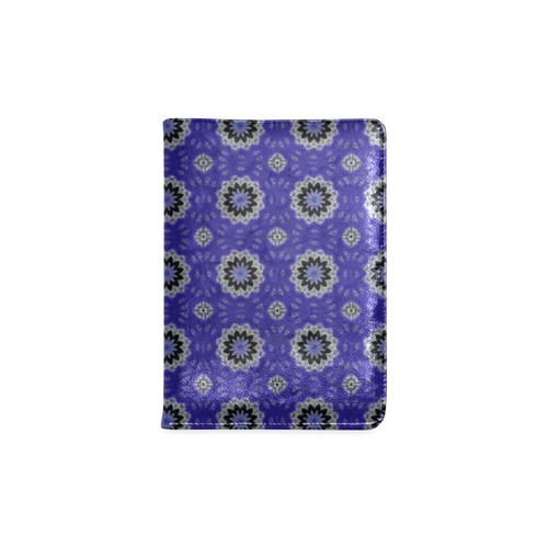 Blue and Black Floral Custom NoteBook A5