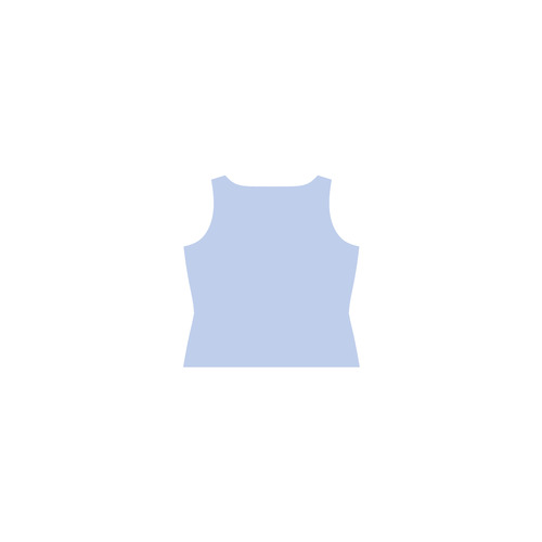 Blue White Diamond Pattern Sleeveless Splicing Shift Dress(Model D17)
