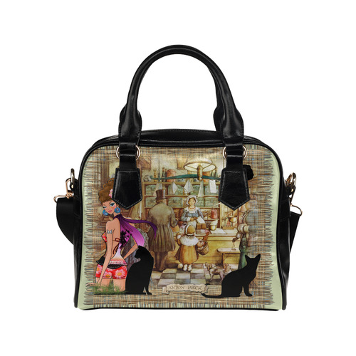 Anton Pieck the bakery Shoulder Handbag (Model 1634)