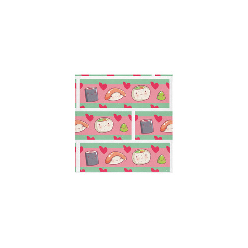menu sushi Square Towel 13“x13”