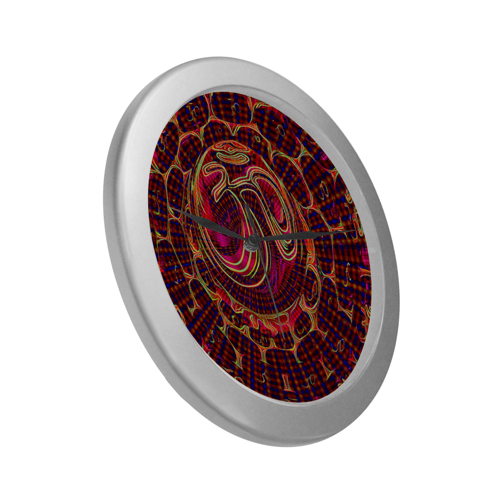 sd oom Silver Color Wall Clock | ID: D974985