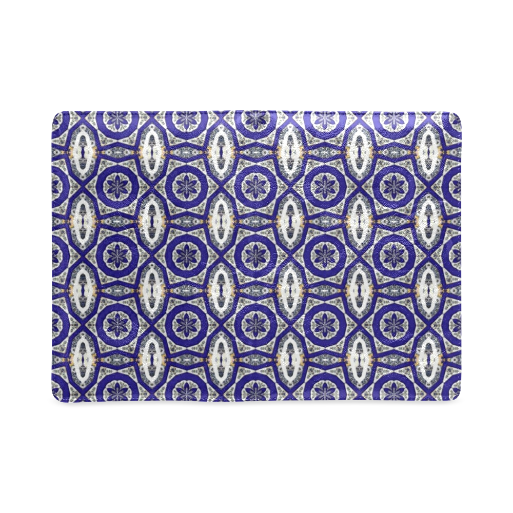 Blue and White Floral Abstract Custom NoteBook A5