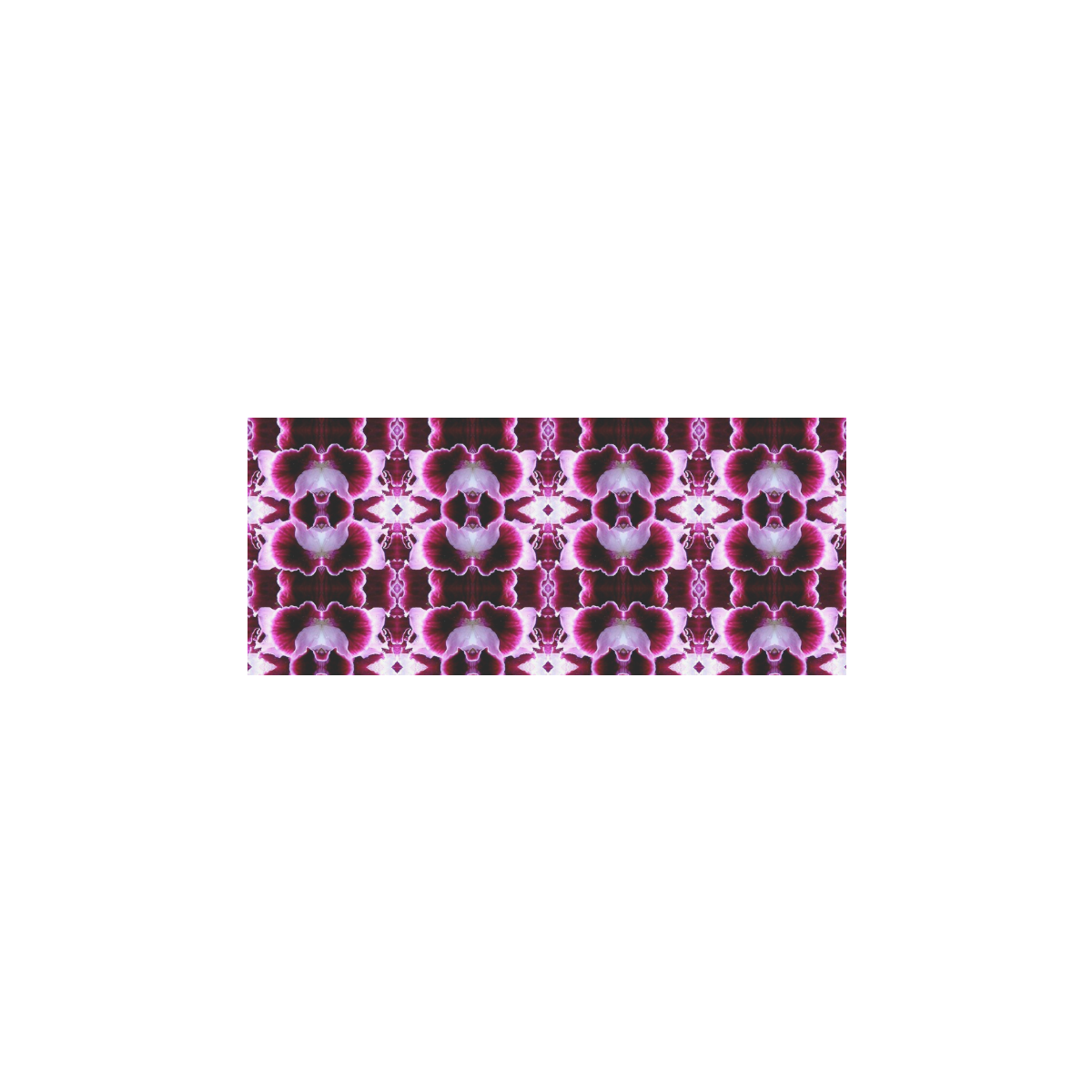 Purple White Flower Abstract Pattern Sleeveless Splicing Shift Dress(Model D17)