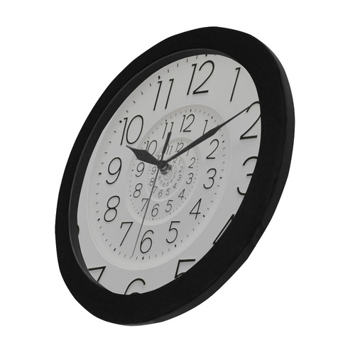 Conceptual Novelty Droste Clock Circular Plastic Wall clock