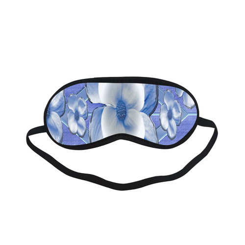 Blue Dogwood Flowers Sleeping Mask