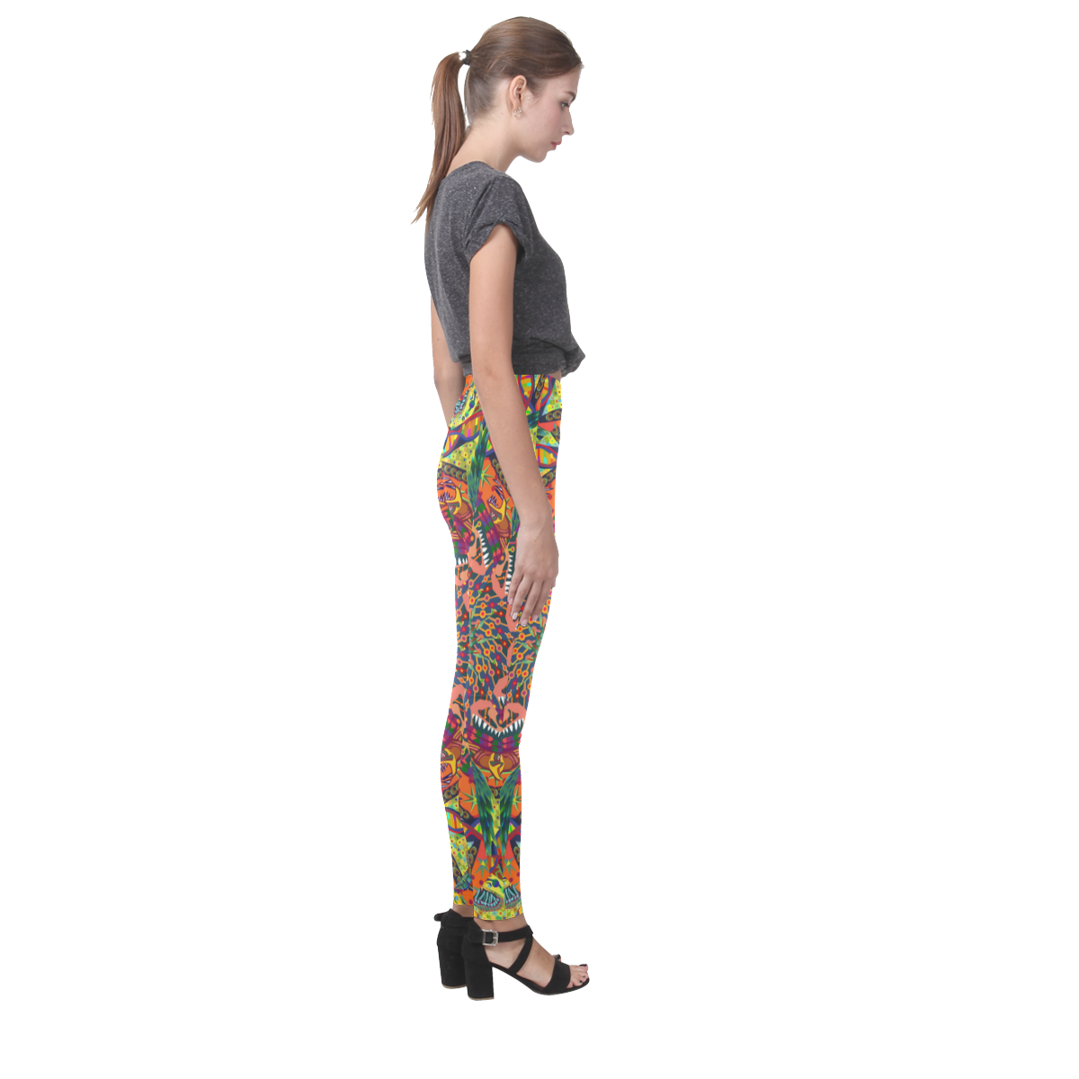 EscapeOfTheMoa-FinalArt4ppp Cassandra Women's Leggings (Model L01)