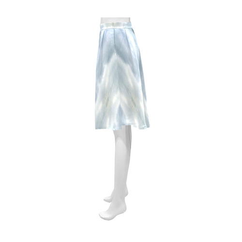 Ice Crystals Abstract Pattern Athena Women's Short Skirt (Model D15)