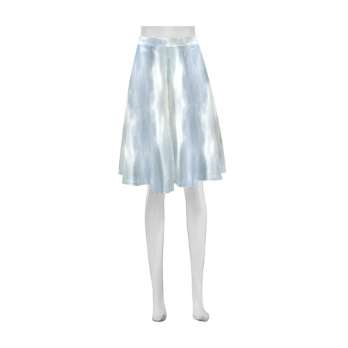 Ice Crystals Abstract Pattern Athena Women's Short Skirt (Model D15)
