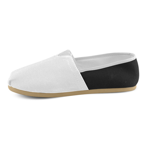 New artistic shoes : black and white 2016 edition Unisex Casual Shoes (Model 004)