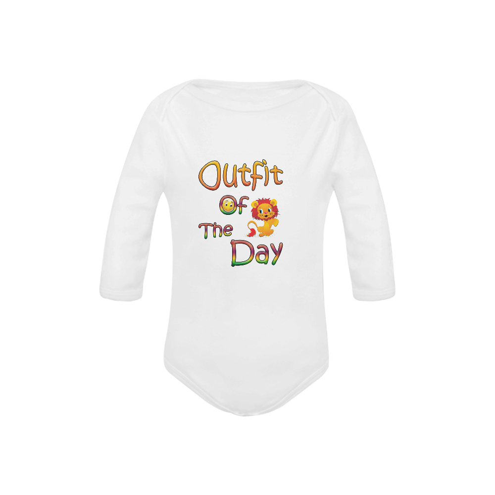outfit of the day Baby Powder Organic Long Sleeve One Piece (Model T27)
