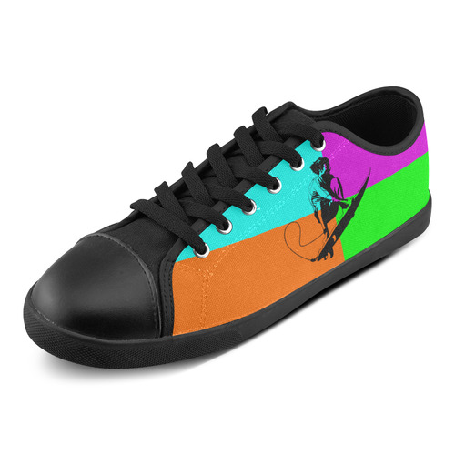extreme sport - surf Canvas Shoes for Women/Large Size (Model 016)