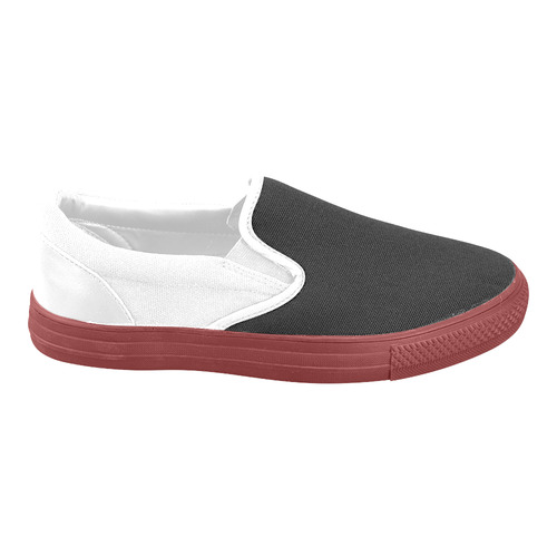 New! Designers Shoes are available in black / white color. With brown. Slip-on Canvas Shoes for Men/Large Size (Model 019)