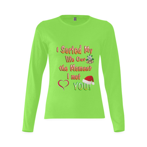 I sorted my life out love Sunny Women's T-shirt (long-sleeve) (Model T07)