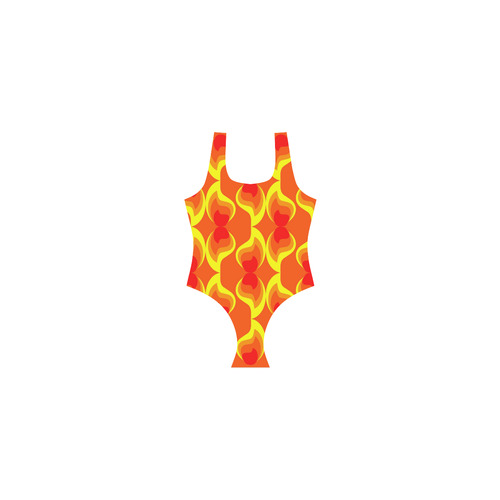 FLAMES Vest One Piece Swimsuit (Model S04)