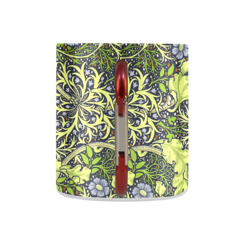 William Morris Seaweed Vintage Floral Wallpaper Classic Insulated Mug(10.3OZ)