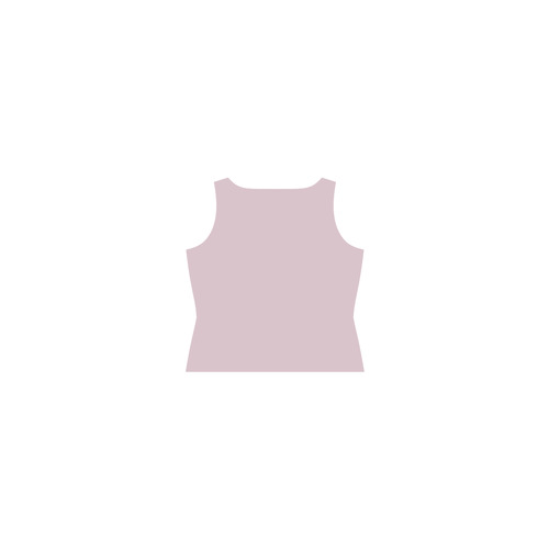 Pink Light Blue Pastel Flowers Sleeveless Splicing Shift Dress(Model D17)