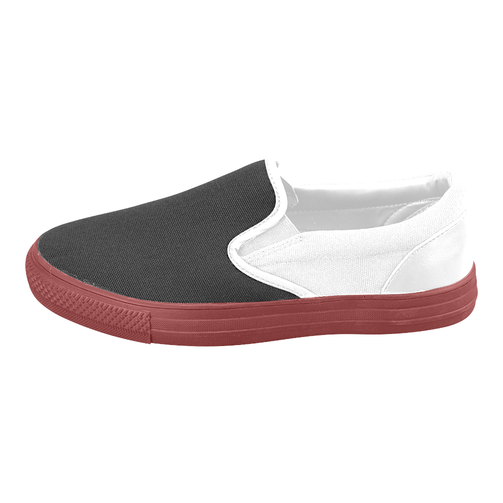 New! Designers Shoes are available in black / white color. With brown. Slip-on Canvas Shoes for Men/Large Size (Model 019)