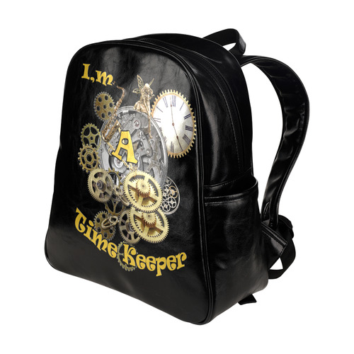 I' A time keeper Multi-Pockets Backpack (Model 1636)