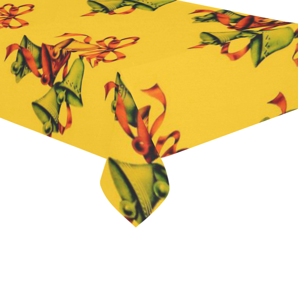 sweet christmas bells C Cotton Linen Tablecloth 60"x120"