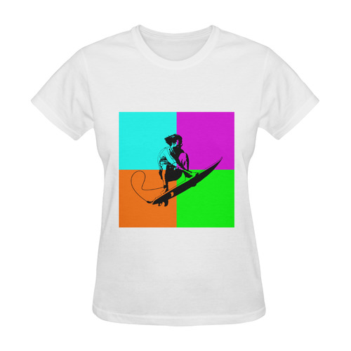 extreme sport - surf Sunny Women's T-shirt (Model T05)