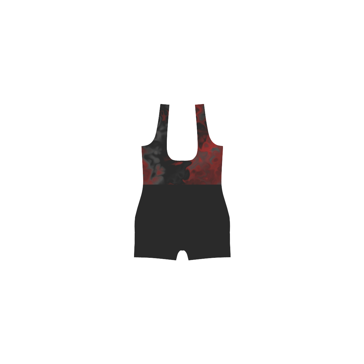 red black white gray 8 Classic One Piece Swimwear (Model S03)