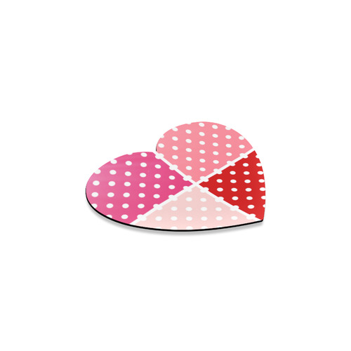 New in shop. Designers dotted mousepad / Home deco 2016 Vintage old dots Heart Coaster