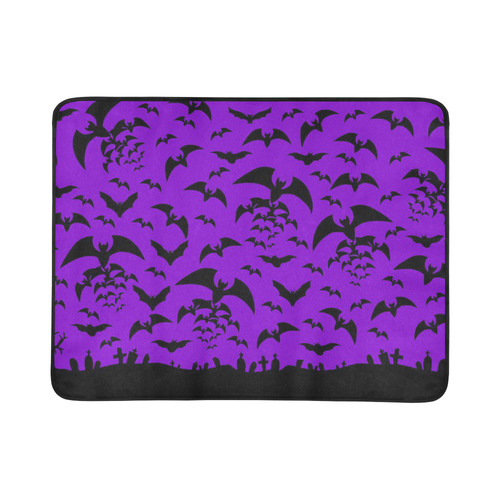Purple Bats Beach Mat 78"x 60"