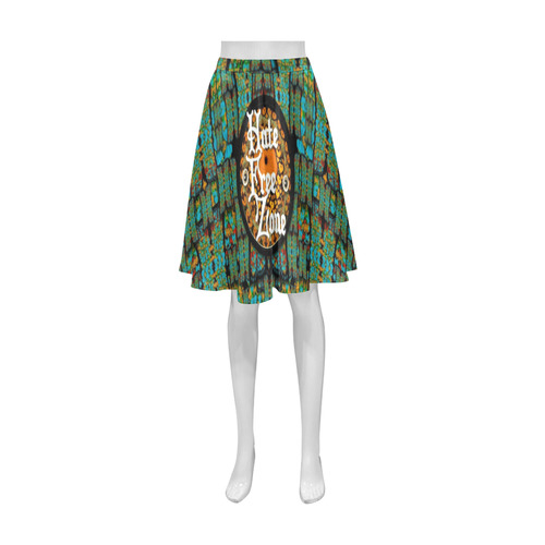 Hate Free Zone Athena Women's Short Skirt (Model D15)