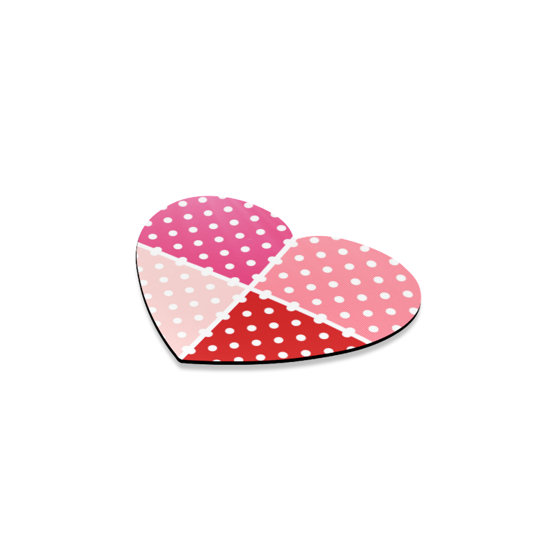 New in shop. Designers dotted mousepad / Home deco 2016 Vintage old dots Heart Coaster