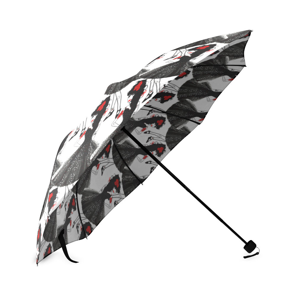 rockabilly rita Foldable Umbrella (Model U01)